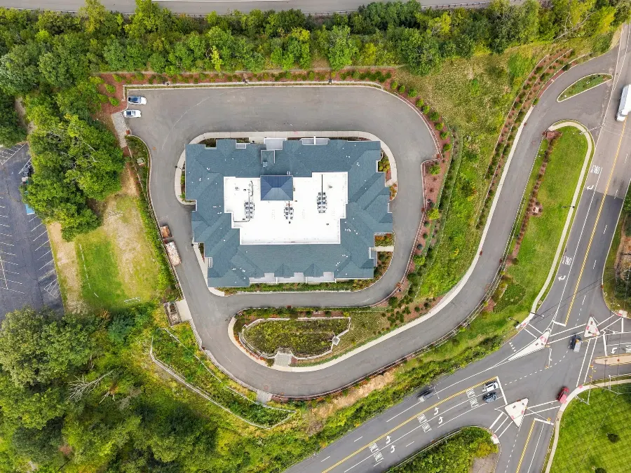 The site from above