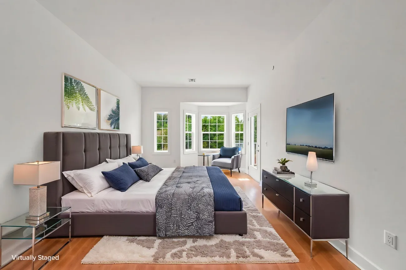 Bedroom, furnished